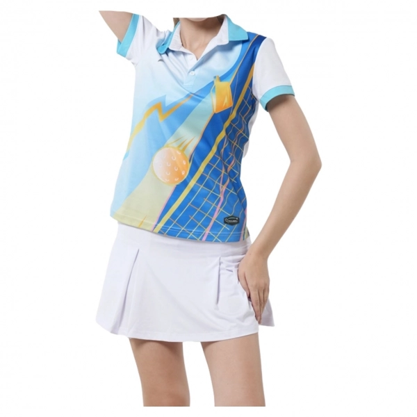 Áo Pickleball Kaiwin Slice nữ - Trắng chính hãng