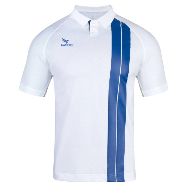 Áo Pickleball Kamito LS.04 KMAP253252 - Trắng xanh bích chính hãng