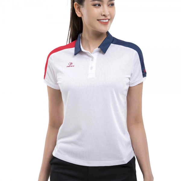 Áo Tennis Donex Pro AC-3684 Nữ Trắng phối Navy chính hãng