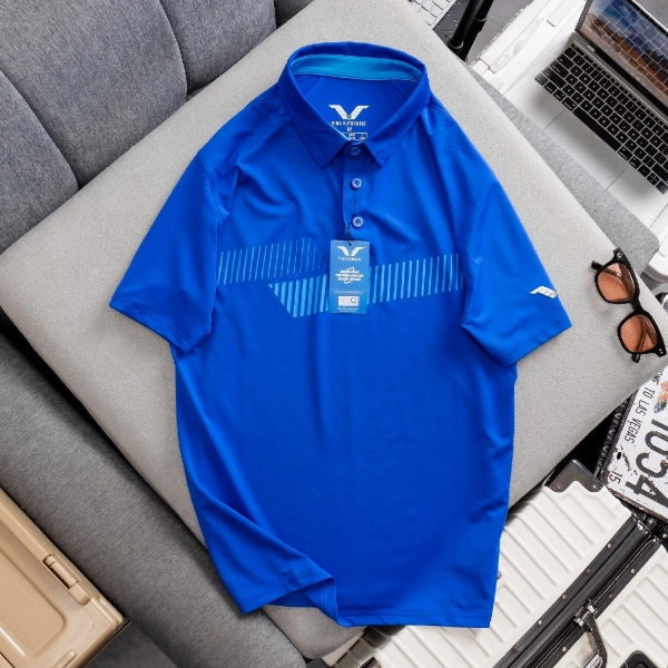 Áo tennis Vina Authetic AVP64 nam - Xanh bích chính hãng