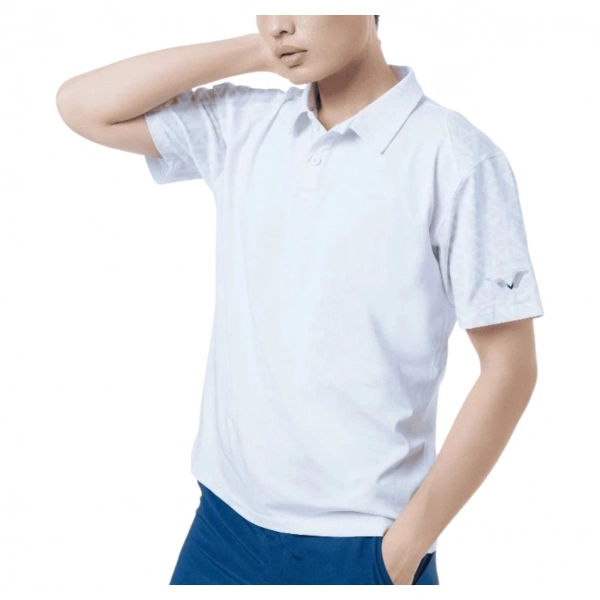 Áo tennis Vina Authetic AVP65 nam - Trắng chính hãng