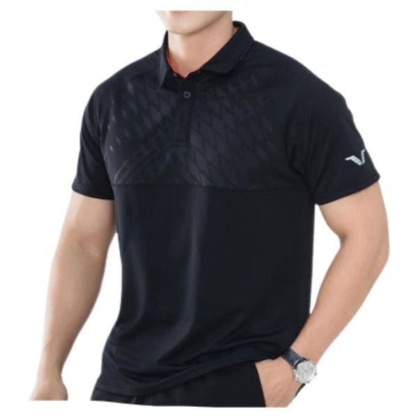 Áo tennis Vina Authetic AVP66 nam - Đen chính hãng