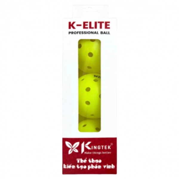 Bóng Pickleball Kingtek K-Elite (Hộp 3 quả)