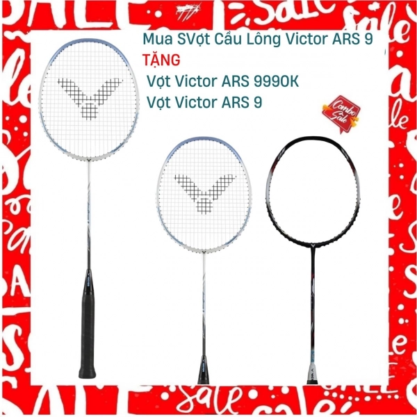 Combo Mua Vợt Cầu Lông Victor ARS 9 Tặng Vợt Victor ARS 9 + vợt Victor ARS 9990k