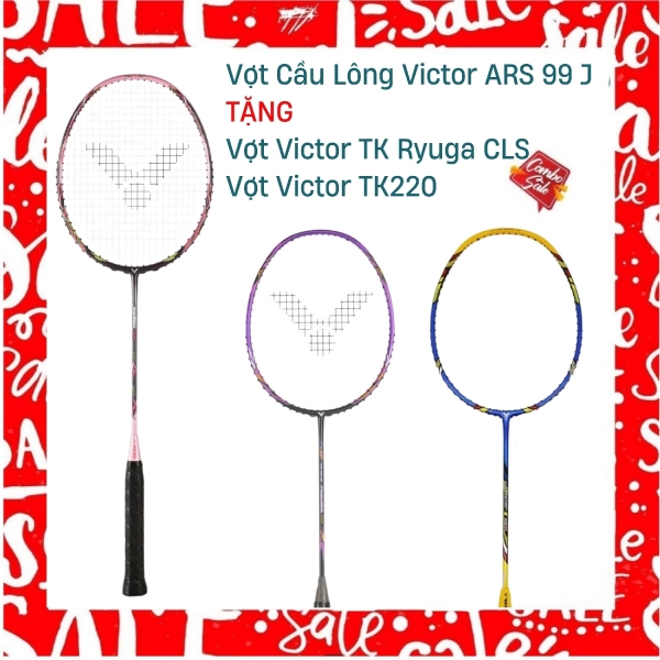 Combo Mua Vợt Cầu Lông Victor ARS 99 J Tặng vợt Victor TK Ryuga CLS+ vợt Victor TK220