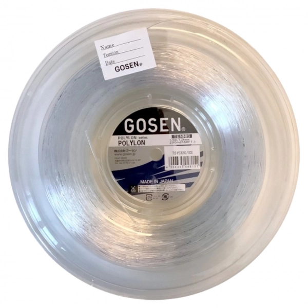 Cước tennis Gosen Polylon 17 cuộn 200M  chính hãng (TS1532C)