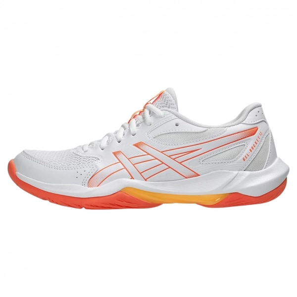 Giày cầu lông Asics Gel-Rocket 12 Women - Trắng cam chính hãng (1072A119.100)