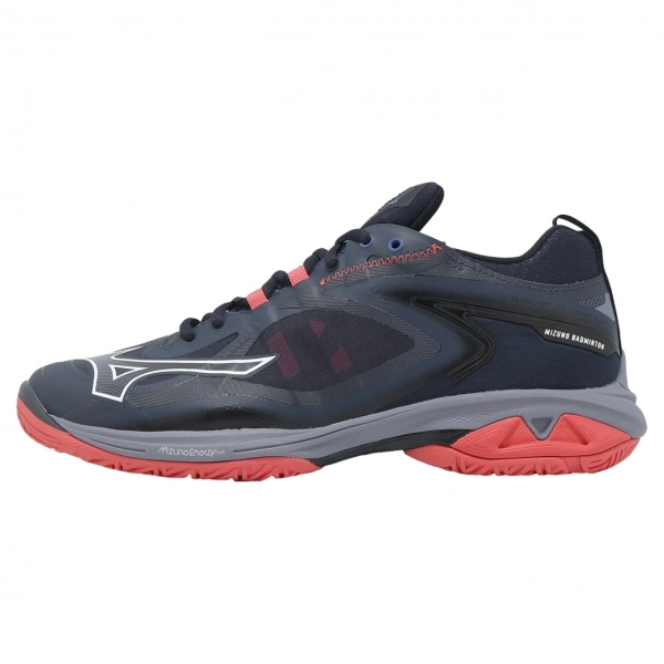 Giày cầu lông Mizuno Wave Claw Neo 3 - Đen chính hãng (71GA247326)