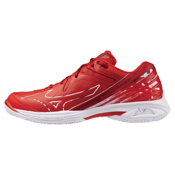 Giày cầu lông Mizuno Wave Claw Pro 2 - Đỏ đô trắng chính hãng (71GA245220)