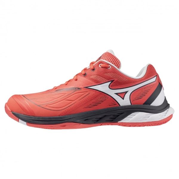 Giày cầu lông Mizuno Wave Fang 2 - Đỏ đen chính hãng (71GA231347)