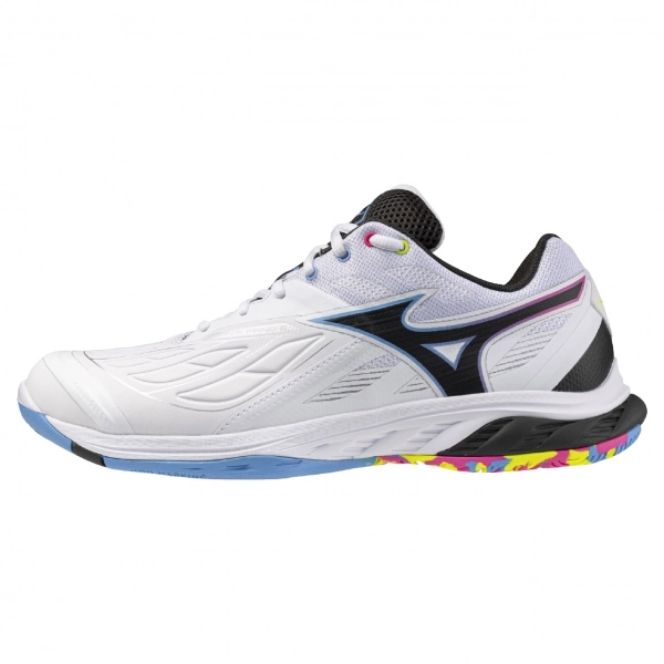 Giày cầu lông Mizuno Wave Fang 2 - Trắng hồng chính hãng (71GA231345)