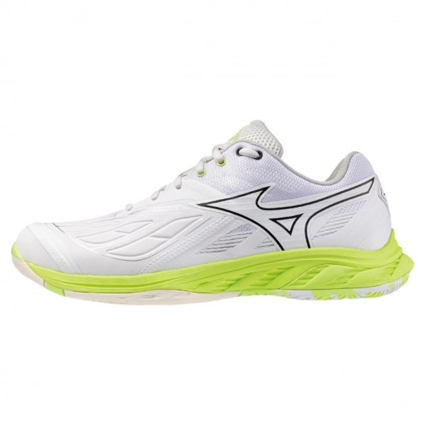 Giày cầu lông Mizuno Wave Fang 2 - Trắng xanh lá chính hãng (71GA231341)