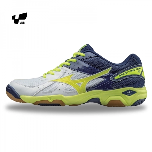 Giày cầu lông Mizuno WAVE TWISTER 4 -042 Trắng Vàng