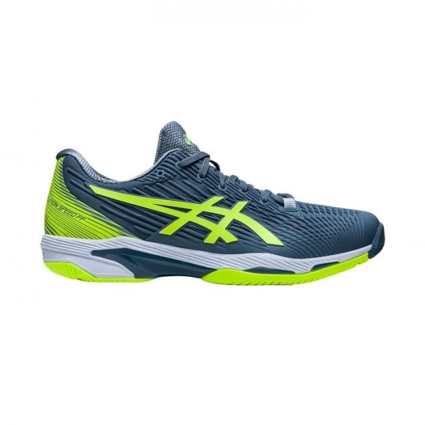 Giày Tennis Asics Solution Speed FF 2 Steel Blue/Hazard Green chính hãng ((1041A182.402)