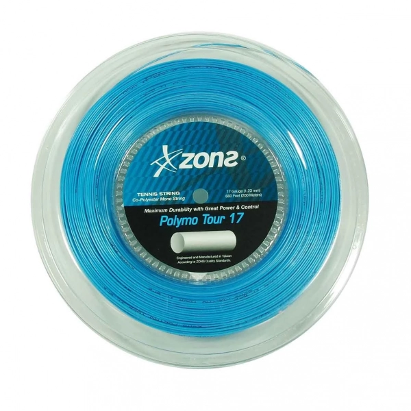 Cước Tennis Zons Polymo Tour 17 Xanh Blue (Sợi)