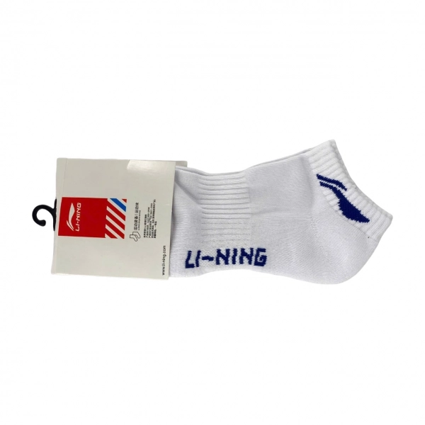 Vớ Cầu Lông Lining Trơn Ngắn - Trắng Xanh