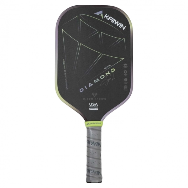 Vợt Pickleball Kaiwin Diamond Gen2 16mm - Xám chính hãng