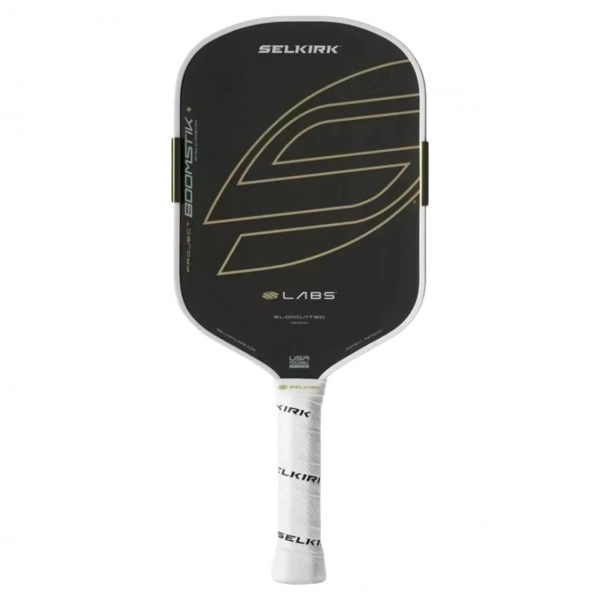 Vợt Pickleball Selkirk LABS Project Boomstik Asia Raw Carbon Elongated 16mm - Regal chính hãng (có bao da)