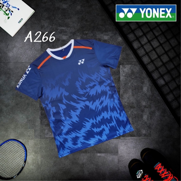 Áo cầu lông Yonex A266 nam - Xanh