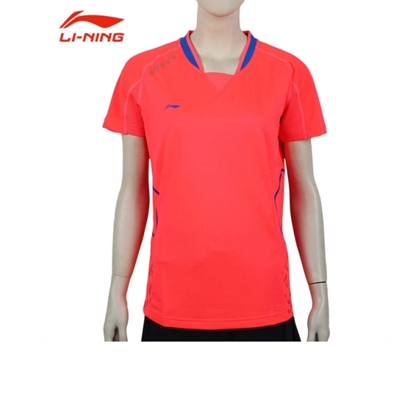 Áo Cầu Lông Lining 35126 Đỏ (Nữ)