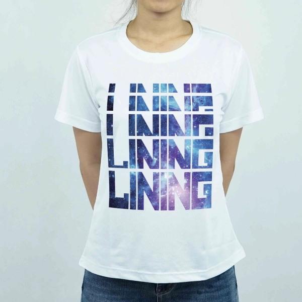 Áo cầu lông Lining Galaxy nữ trắng - Mã 017