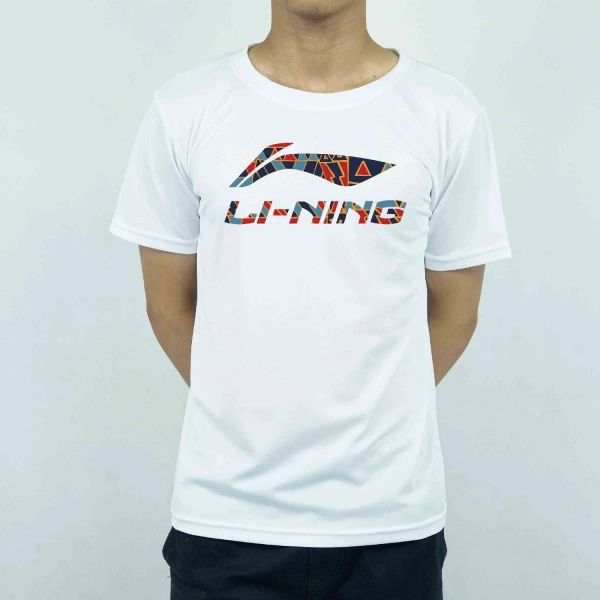 Áo cầu lông Lining nhiều màu nam trắng - Mã 019