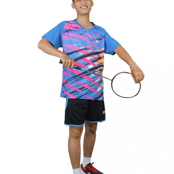 Áo Cầu Lông Yonex 2002 Nam - Xanh dương - 2018