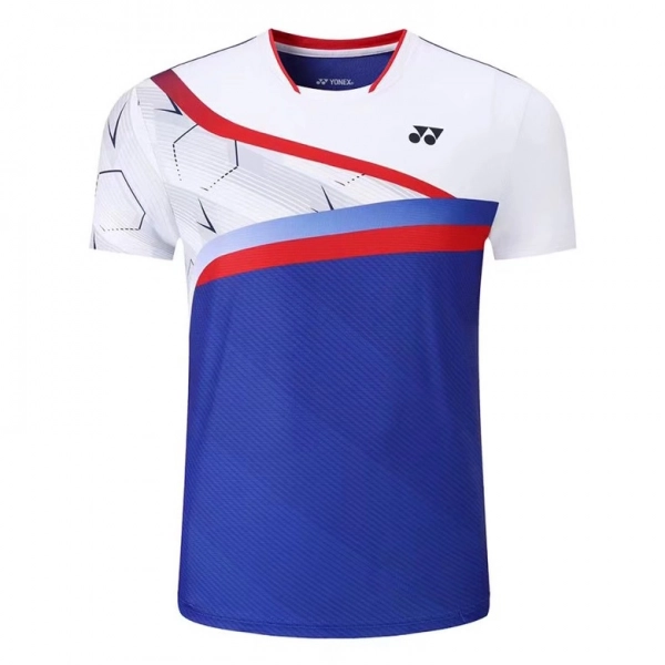 Áo cầu lông Yonex 2037 nam - Trắng xanh