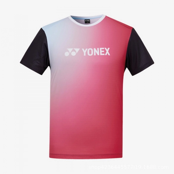 Áo cầu lông Yonex 3698 nam - Hồng đen