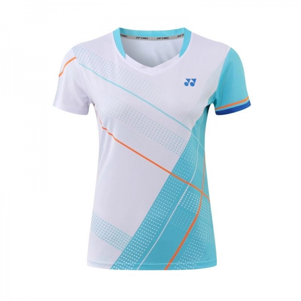 Áo cầu lông Yonex 5170 nữ - Trắng xanh