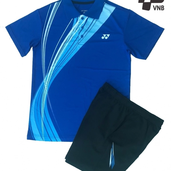 Áo cầu lông Yonex A10 nam - Xanh