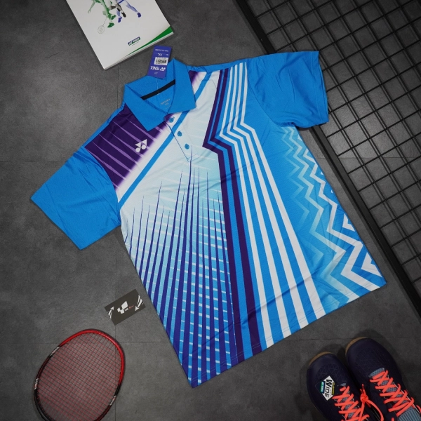 Áo cầu lông Yonex A13 nam - Xanh