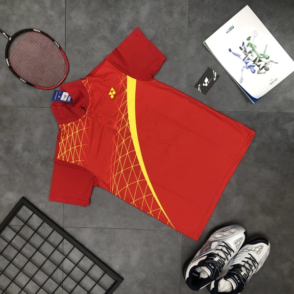 Áo cầu lông Yonex A16 nam - Đỏ