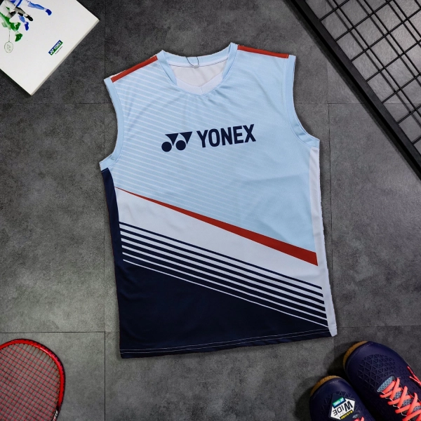 Áo cầu lông Yonex A299 nam - Xanh