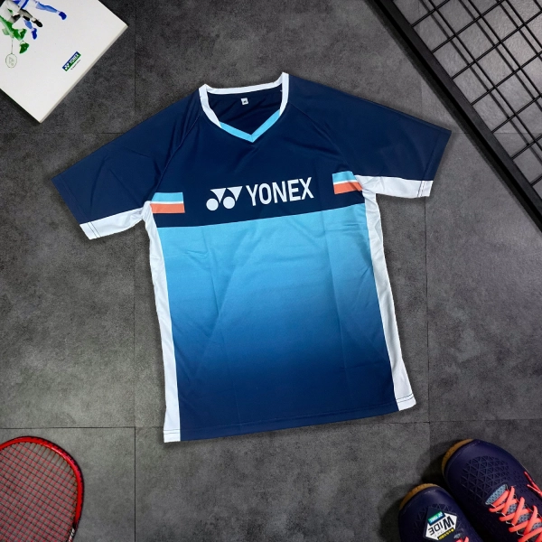 Áo Cầu Lông Yonex AC63 Nam - Trắng xanh