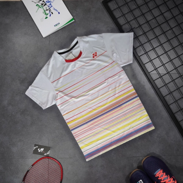 Áo cầu lông Yonex AT10 nam - Trắng