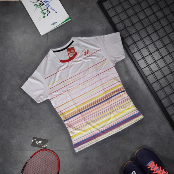 Áo cầu lông Yonex AT10 nữ - Trắng