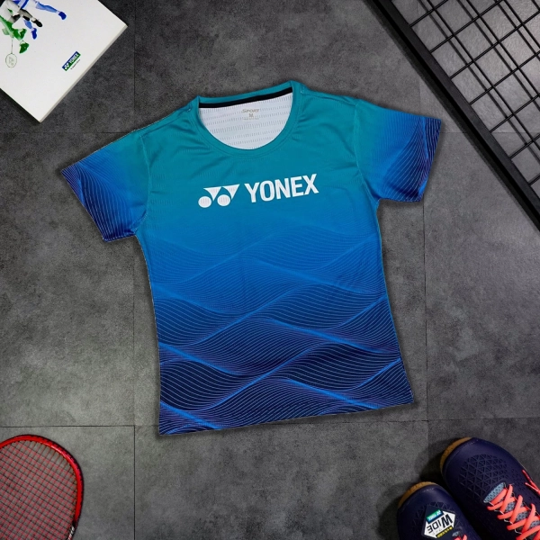 Áo cầu lông Yonex AT2208 Nam - Xanh