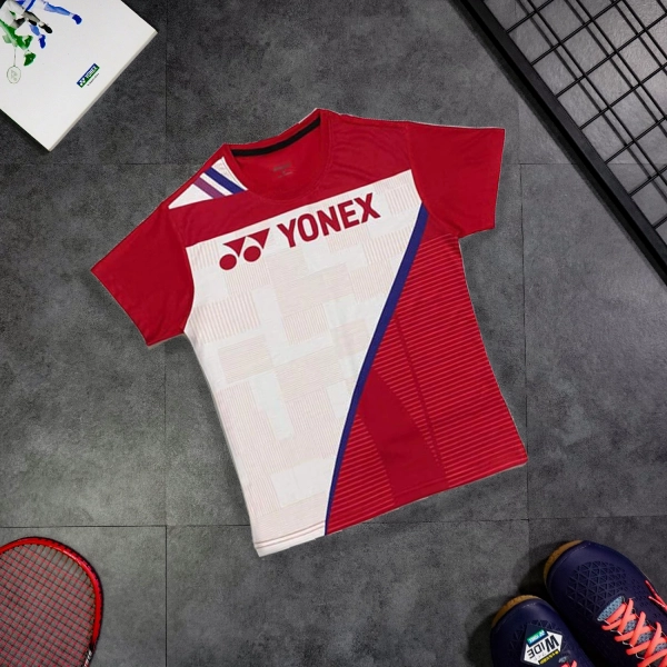 Áo cầu lông Yonex AT24 nam - Đỏ