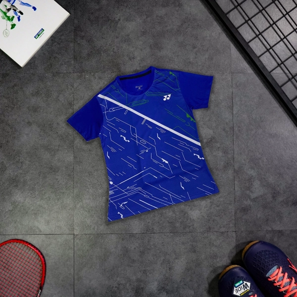 Áo cầu lông Yonex AT25 nam - Xanh đậm