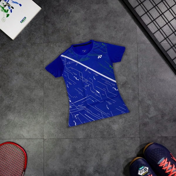 Áo cầu lông Yonex AT25 nữ - Xanh đậm