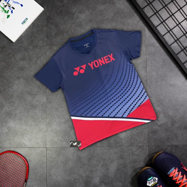 Áo cầu lông Yonex AT28 nam - Xanh đen