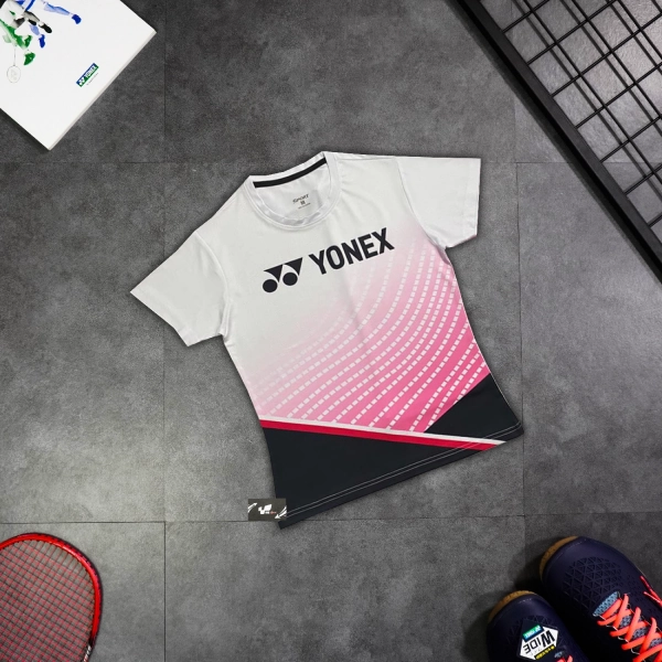 Áo cầu lông Yonex AT28 nữ - Trắng