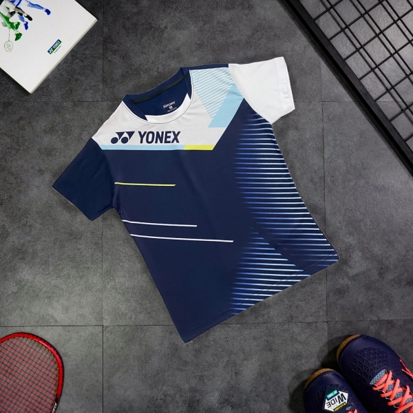 Áo cầu lông Yonex AT30 nam - Xanh đen