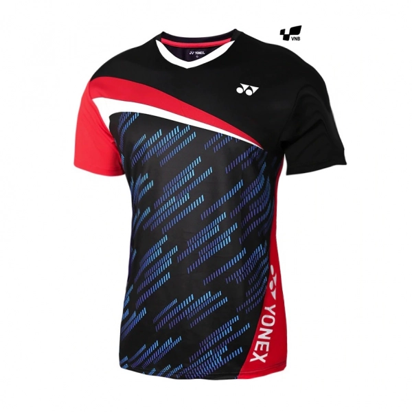 Áo cầu lông Yonex N01 nữ - Đen đỏ