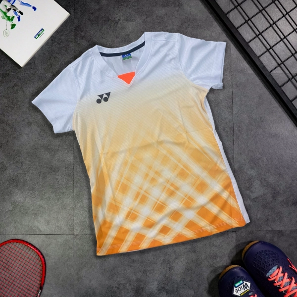 Áo cầu lông Yonex N08 nam - Trắng cam