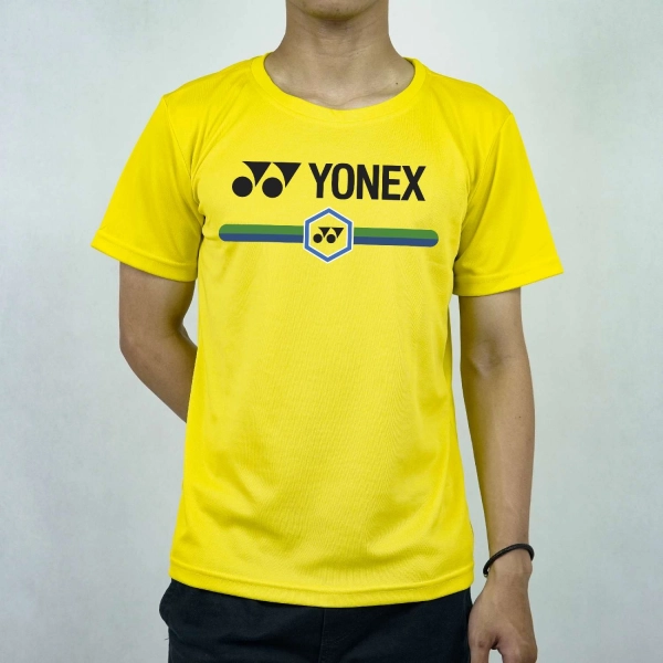 Áo cầu lông Yonex nam vàng - Mã 057