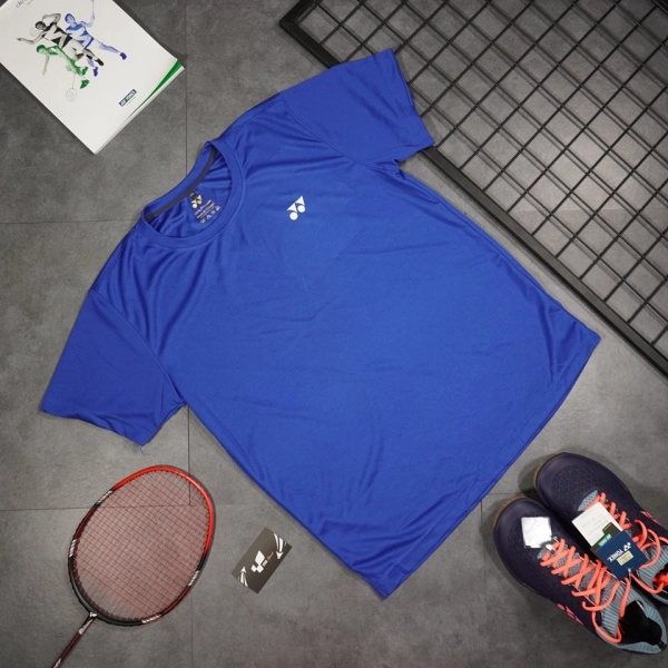 Áo cầu lông Yonex - Nữ - Xanh dương - Logo trắng