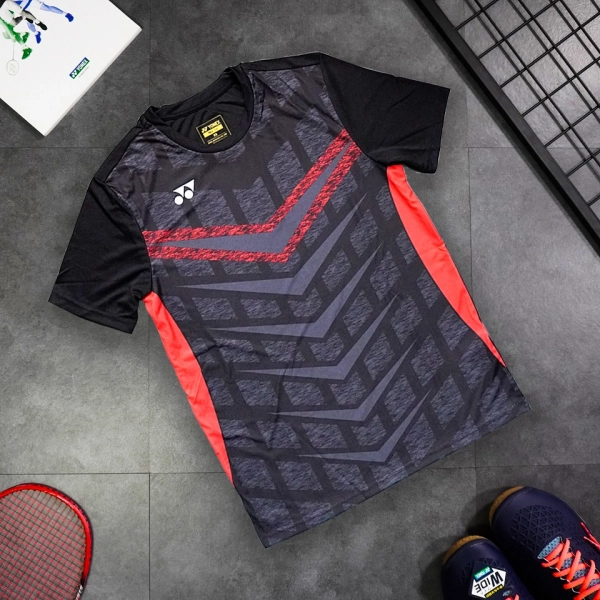 Áo cầu lông Yonex RM 1702 - Xám đỏ