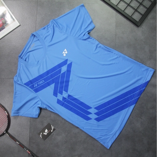 Áo cầu lông Yonex Training 002 - Xanh nhạt